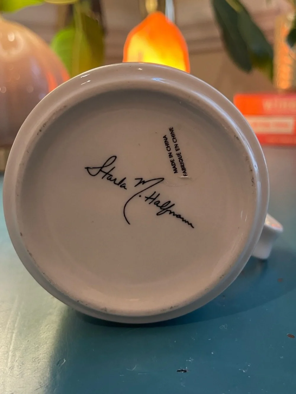 Anthropologie Starla Halfmann Floral Monogram “B” Mug